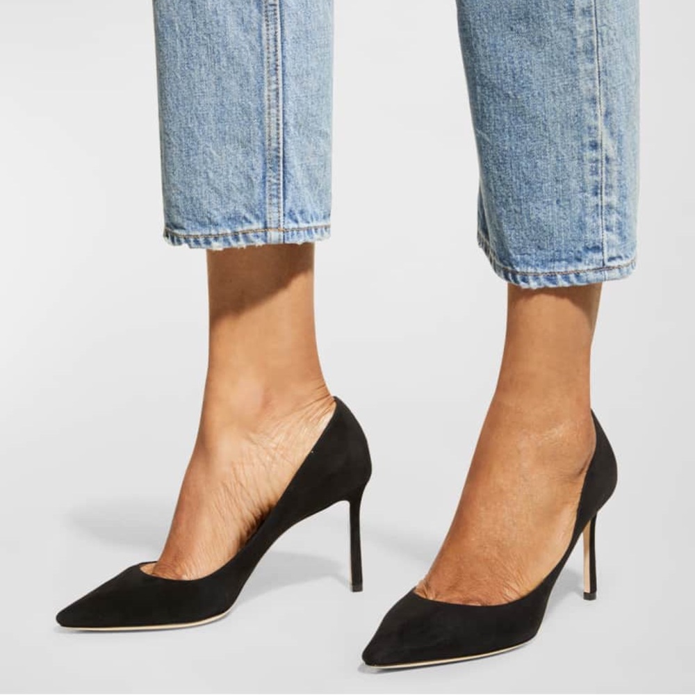 Jimmy Choo Romy Suede 85mm Pump